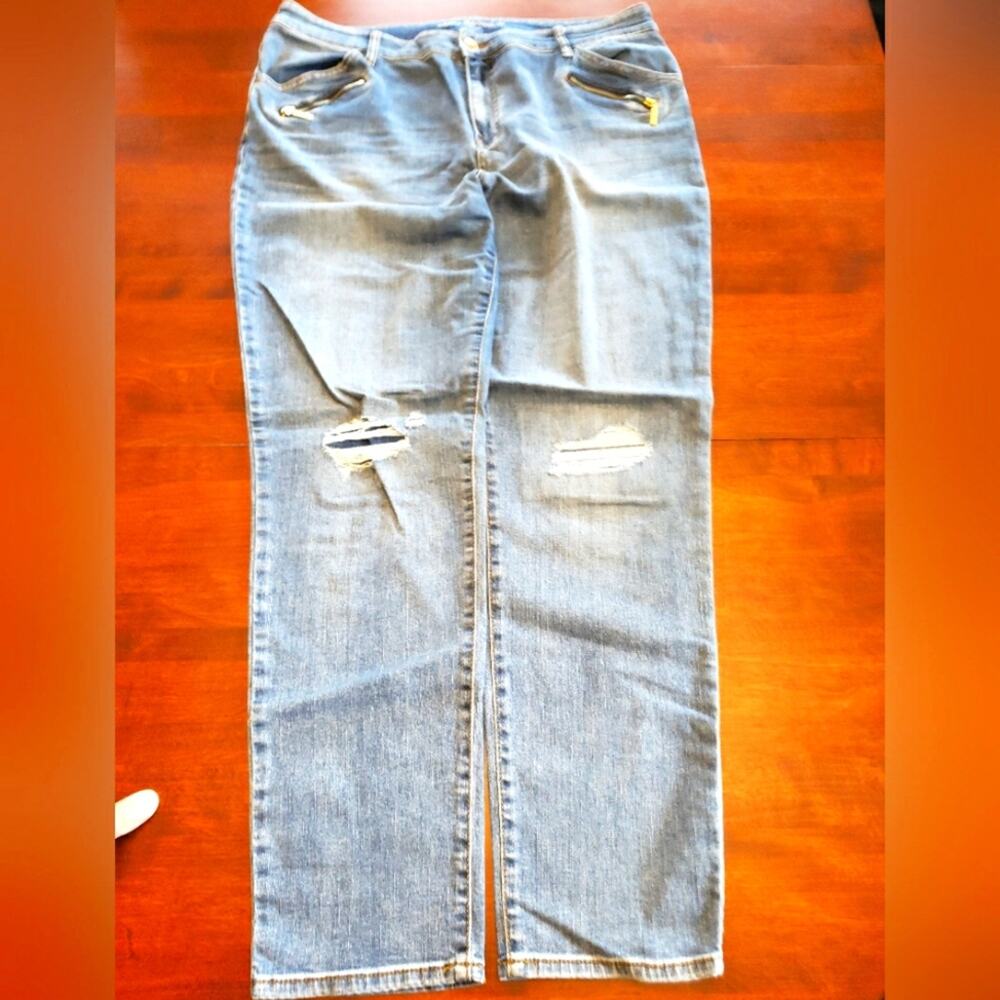 Chico's 2.5‎ platinum jeggings high rise